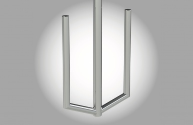 Tubular anchor for high-viscosity products
