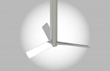 Turbine stirrer with centrifugal radial effect
